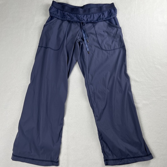 Lululemon Women's Straight Studio Dance Pants Old Version Blue Purple Sz 8 - Picture 1 of 9